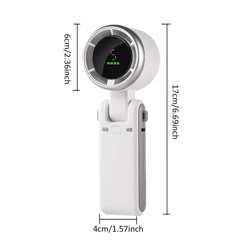 Folding high-speed turbine fan