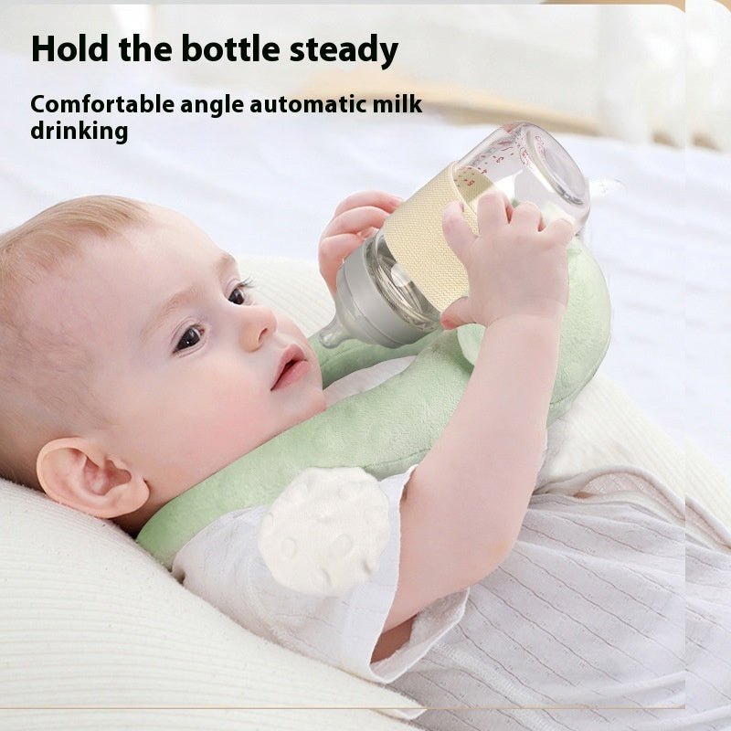 Self-Feeding Baby Pillow _ Bottle Holder