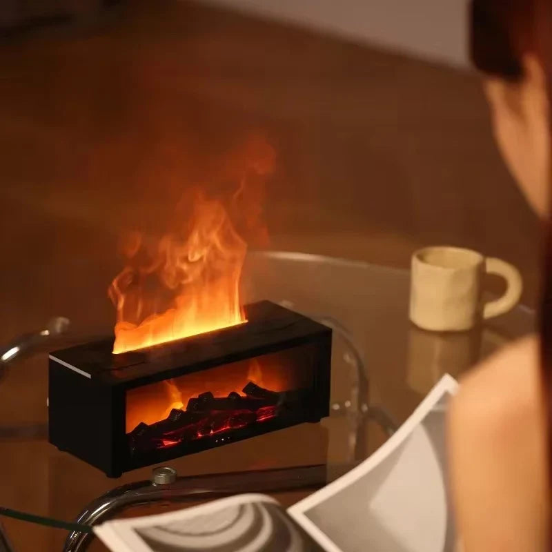 3D Flame Aromatherapy Humidifier