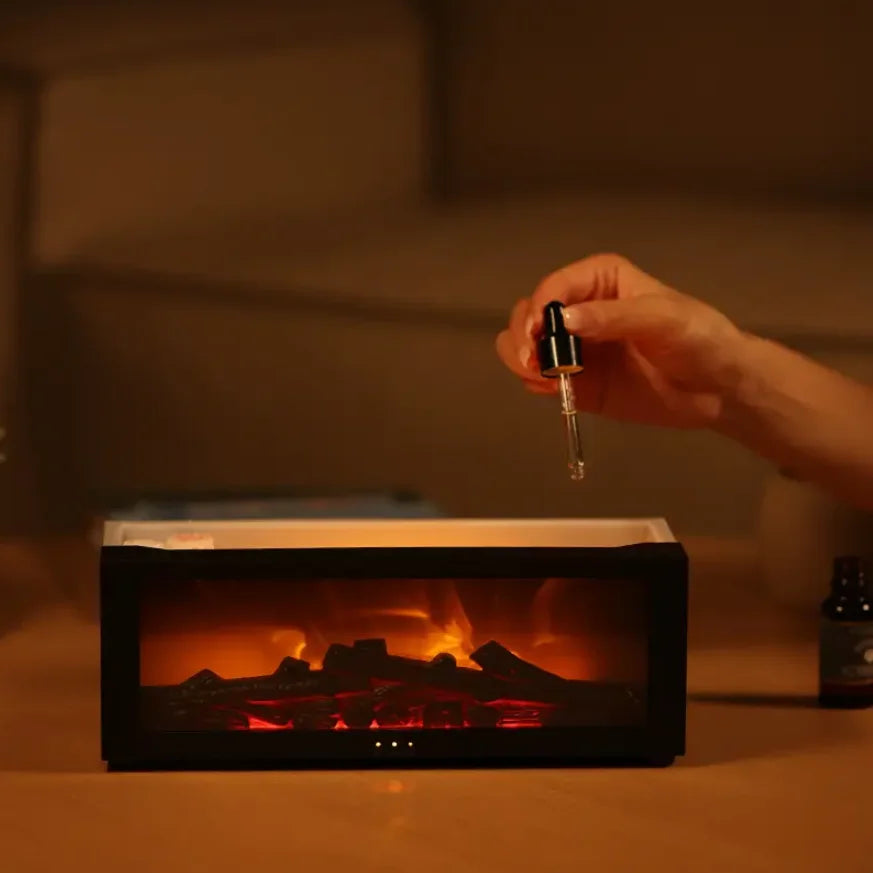 3D Flame Aromatherapy Humidifier