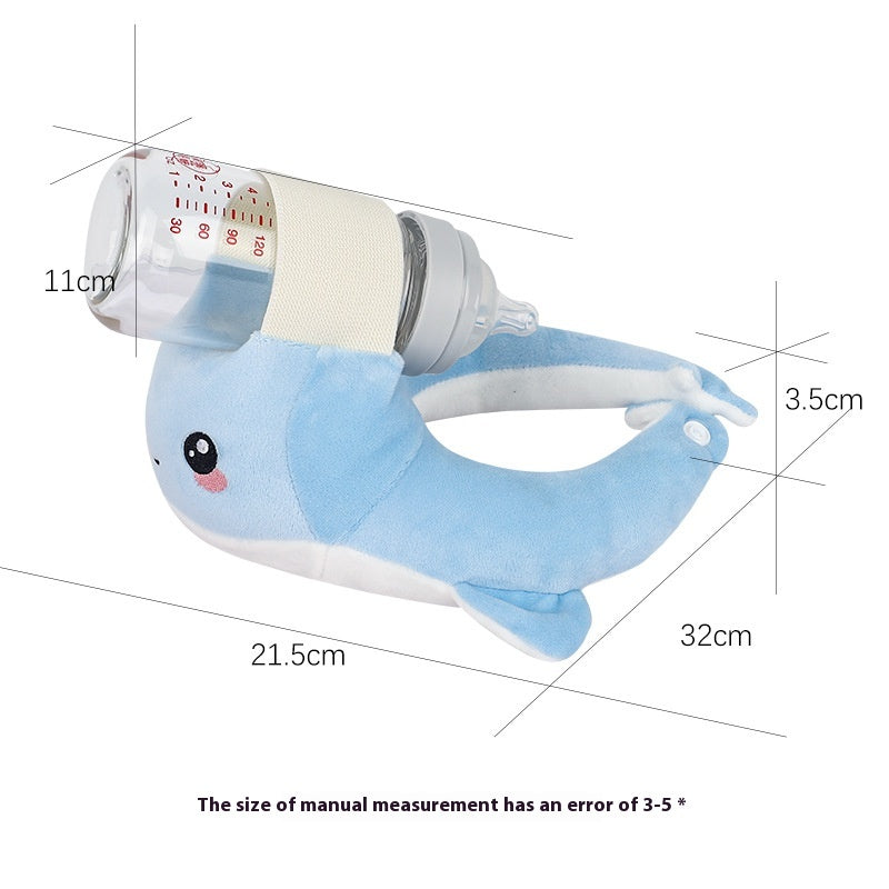 Self-Feeding Baby Pillow _ Bottle Holder