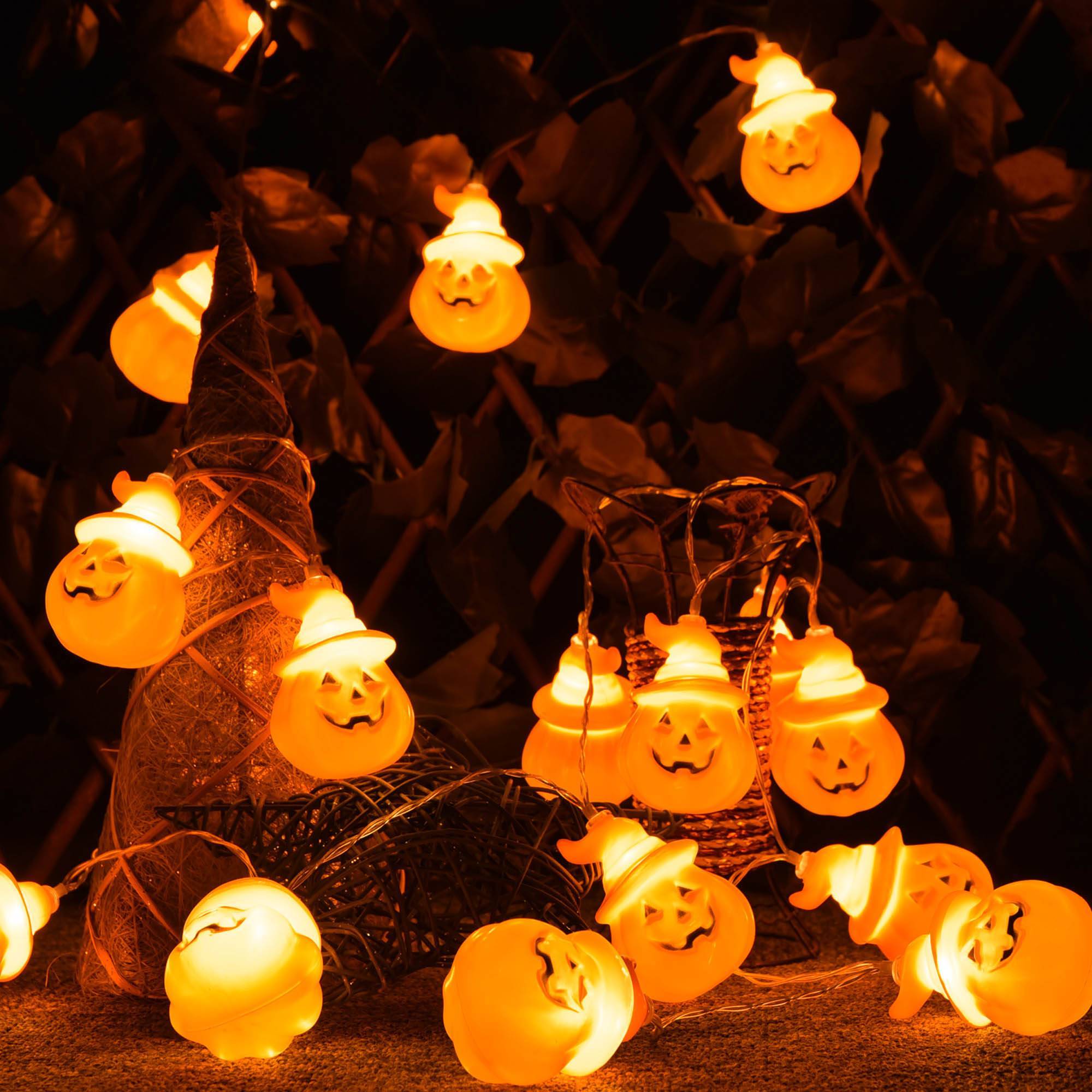 Halloween Pumpkin String Lights