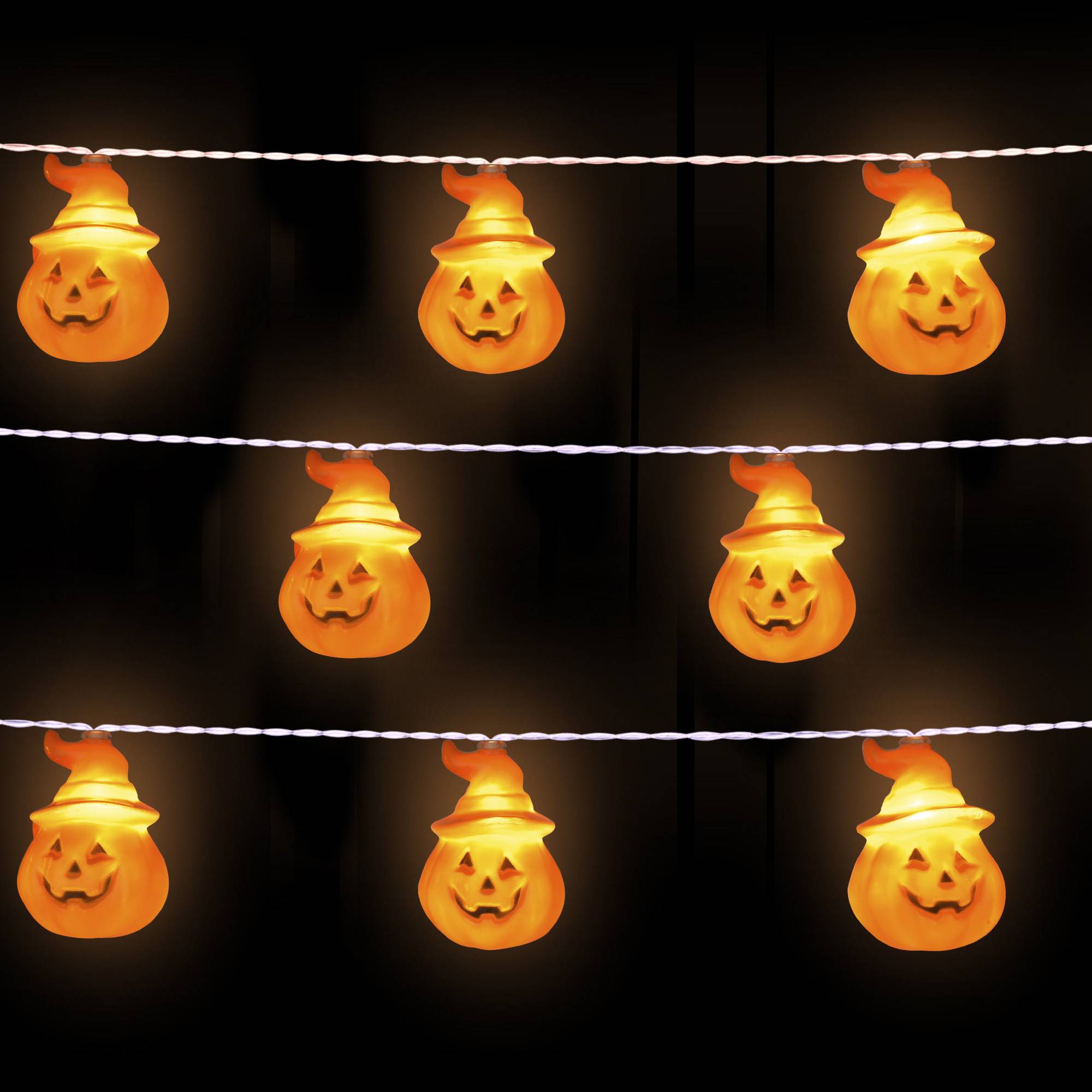 Halloween Pumpkin String Lights