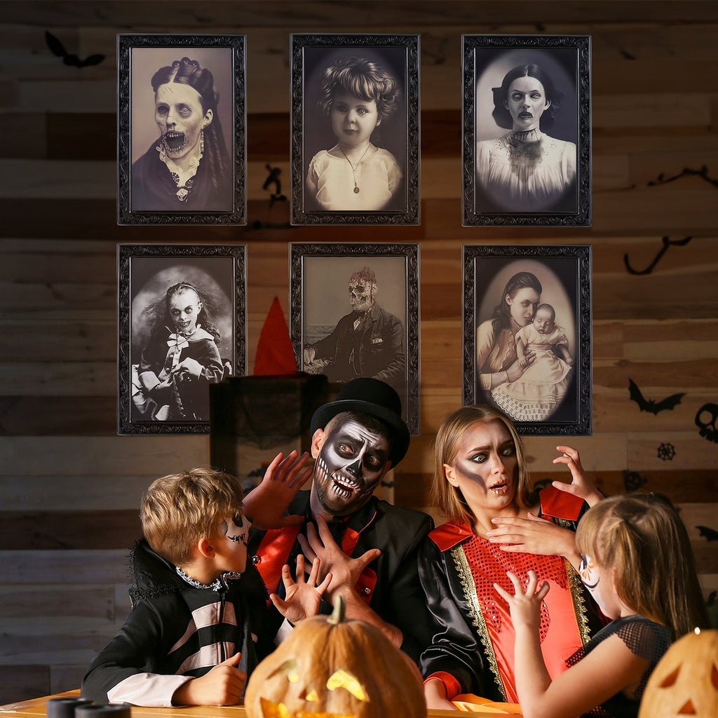 Halloween 3D Scary Face Frame Changing Portrait