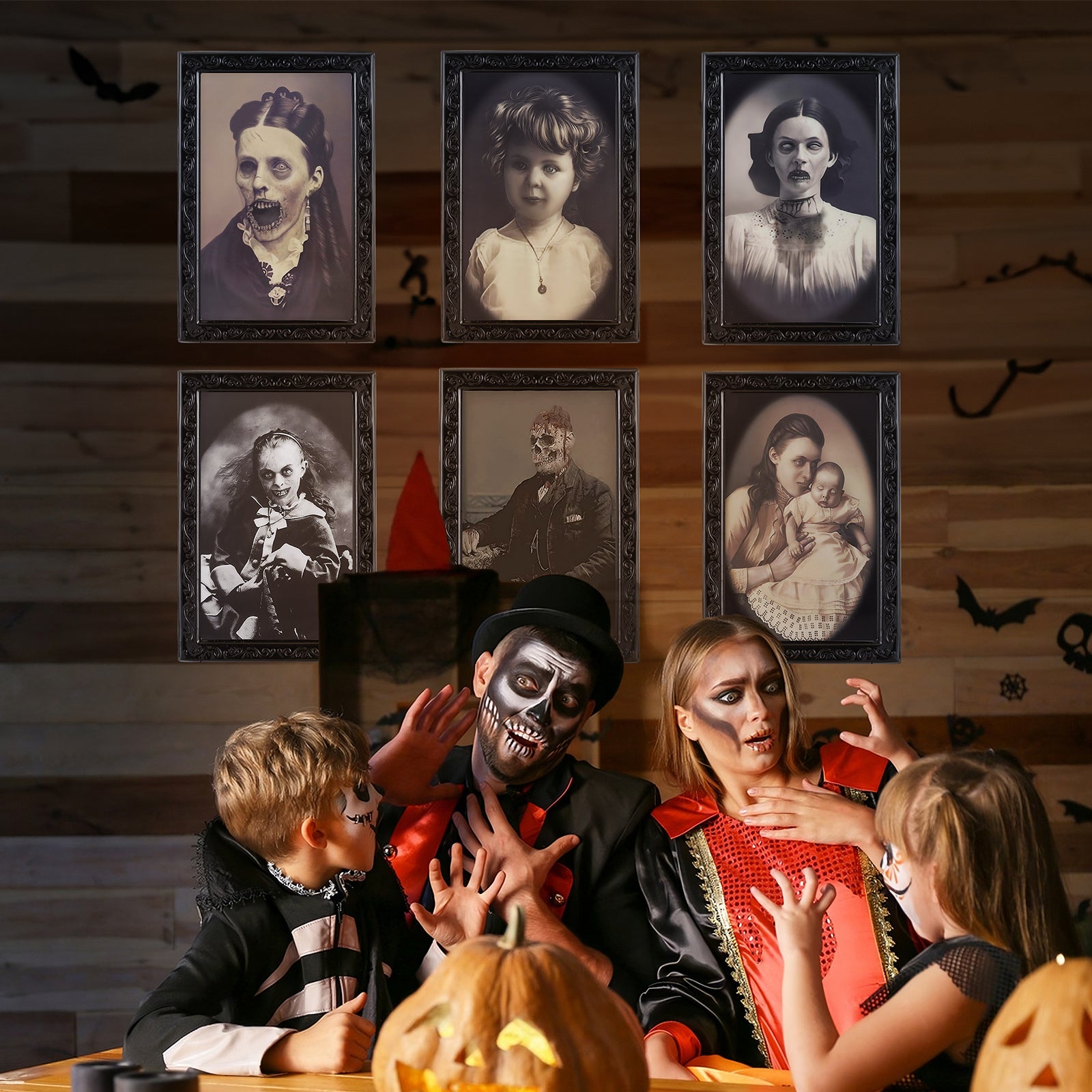 Halloween 3D Scary Face Frame Changing Portrait