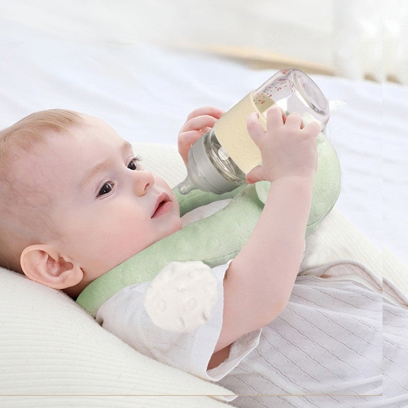 Self-Feeding Baby Pillow _ Bottle Holder