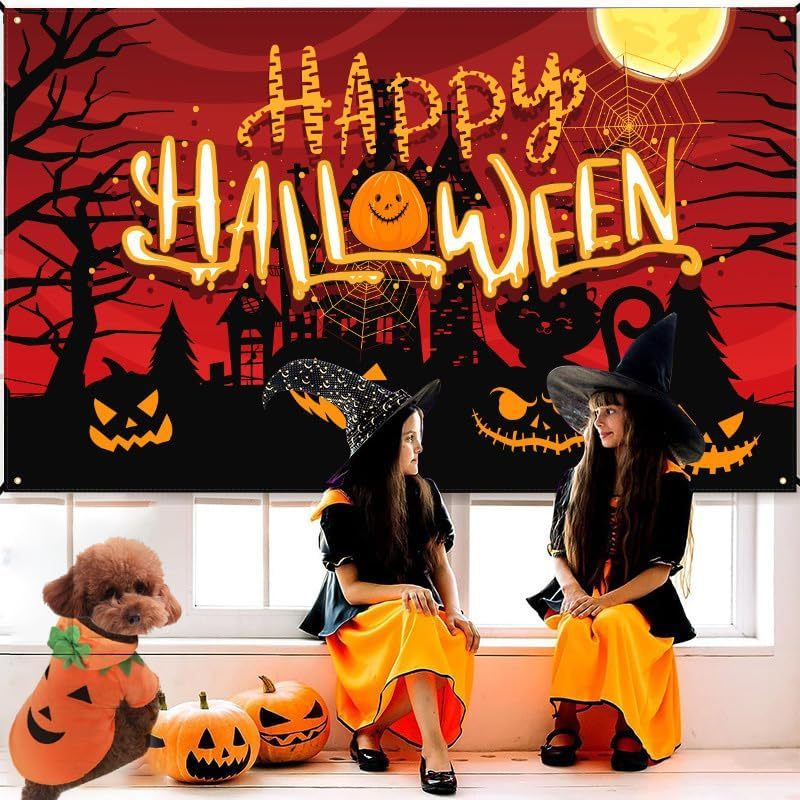 Halloween Pumpkin Dog Costume Hoodie