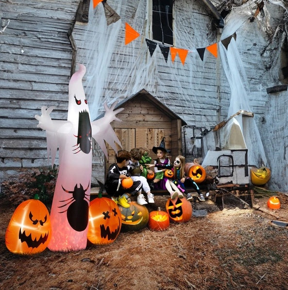 Halloween Inflatables Ghost Spider Pumpkin Outdoor Decorations