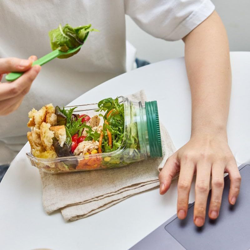 Portable Salad & Fruit Container