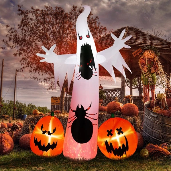 Halloween Inflatables Ghost Spider Pumpkin Outdoor Decorations