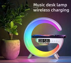 RGB Lamp with Speaker, Charger & Clock