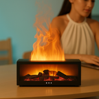 3D Flame Aromatherapy Humidifier