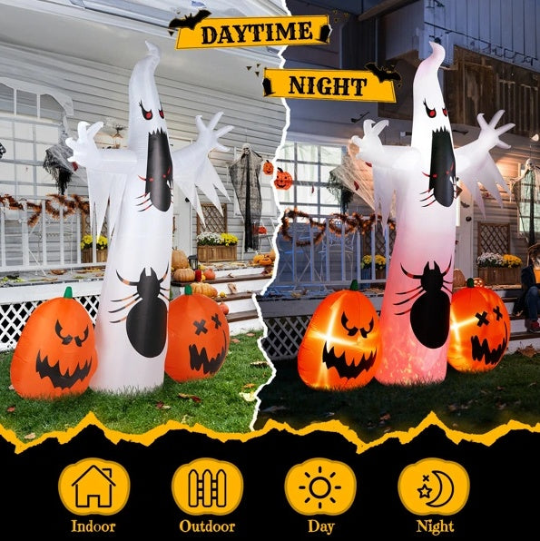 Halloween Inflatables Ghost Spider Pumpkin Outdoor Decorations