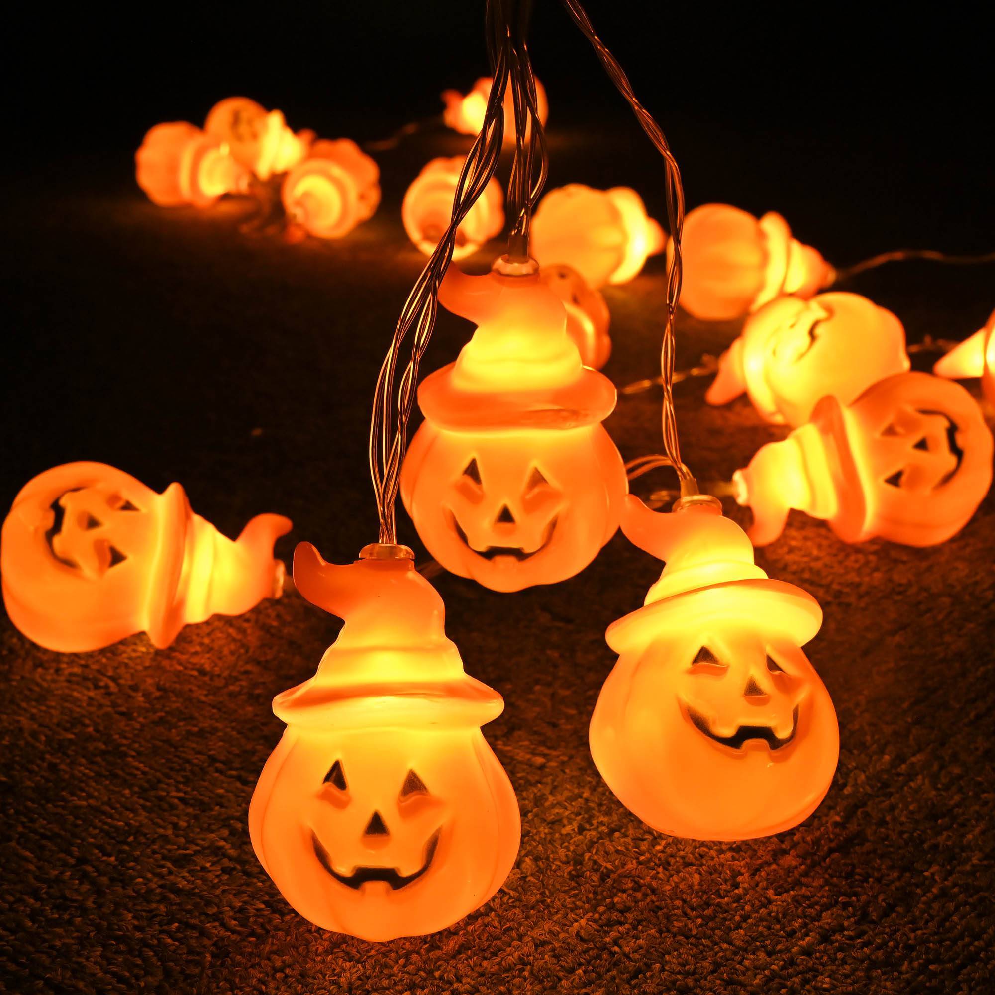 Halloween Pumpkin String Lights